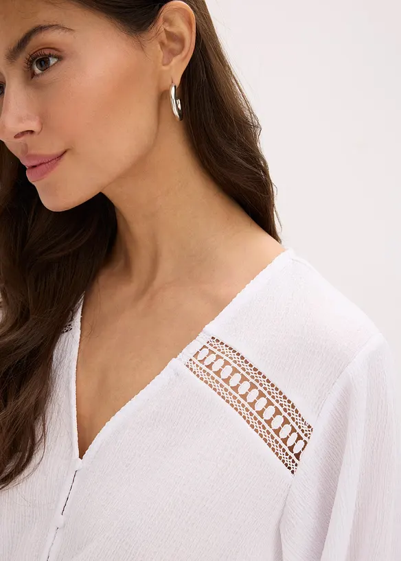 Chemisier léger à dentelle, bonprix