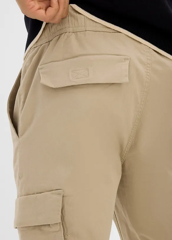 Pantalon jogger cargo droit, Regular, bonprix