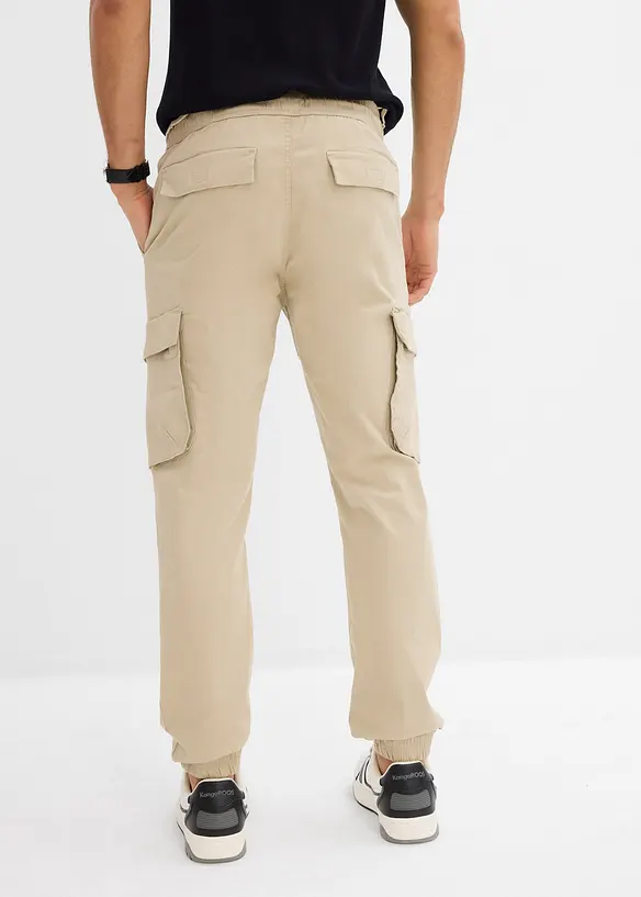 Pantalon jogger cargo droit, Regular, bonprix
