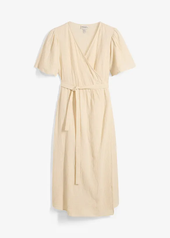 Robe de grossesse et d’allaitement en gaze de coton, bonprix