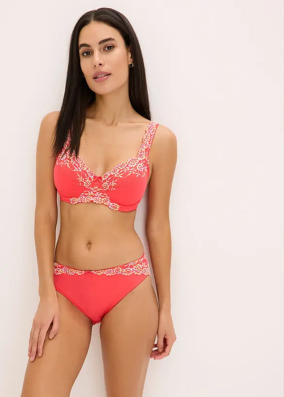 Lot de 2 slips &agrave; dentelle fine, bonprix