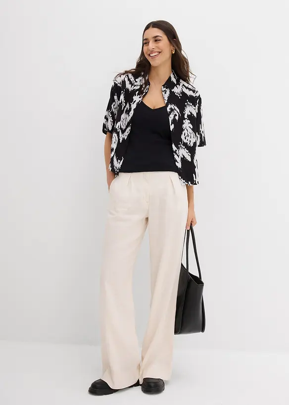 Lot de 3 tops à fines bretelles 100% coton, bonprix