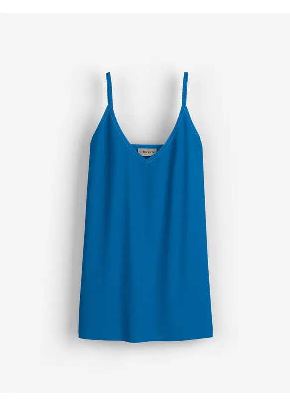 Lot de 3 tops &agrave; fines bretelles 100% coton, bonprix