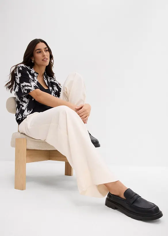 Lot de 3 tops à fines bretelles 100% coton, bonprix