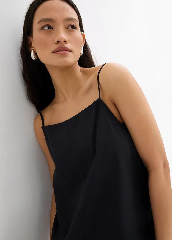 Top évasé à bretelles fines, bonprix