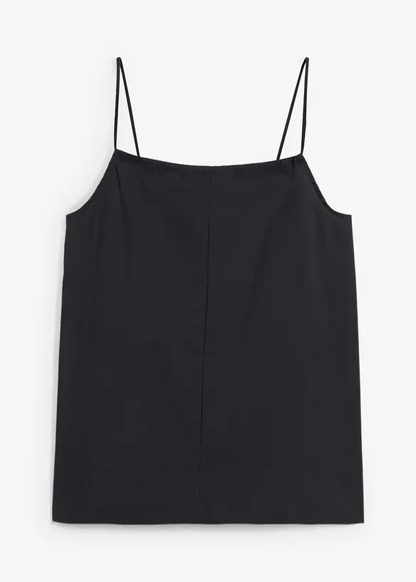 Top évasé à bretelles fines, bonprix