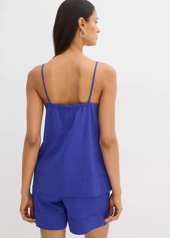 Top évasé à bretelles fines, bonprix