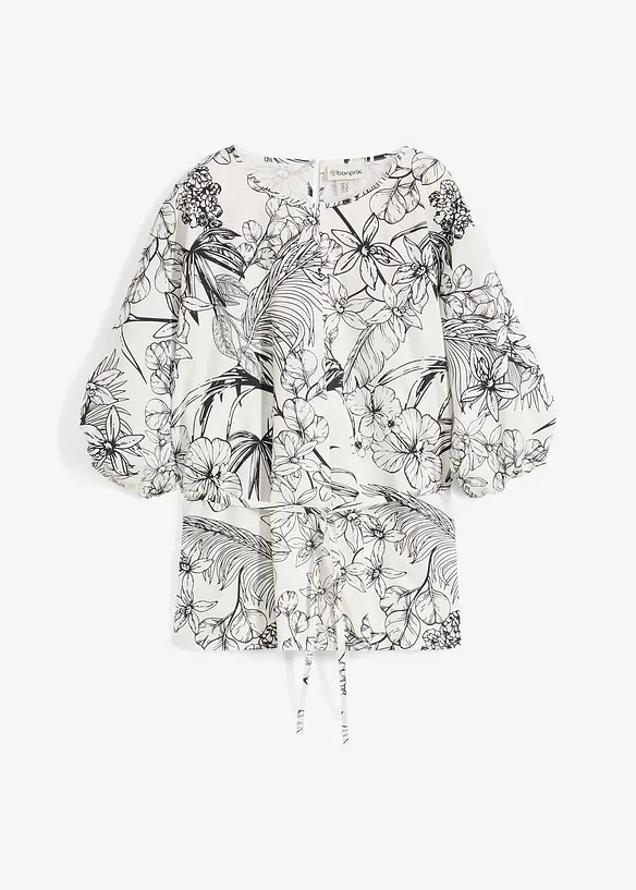 Blouse à manches courtes 100% coton, bonprix