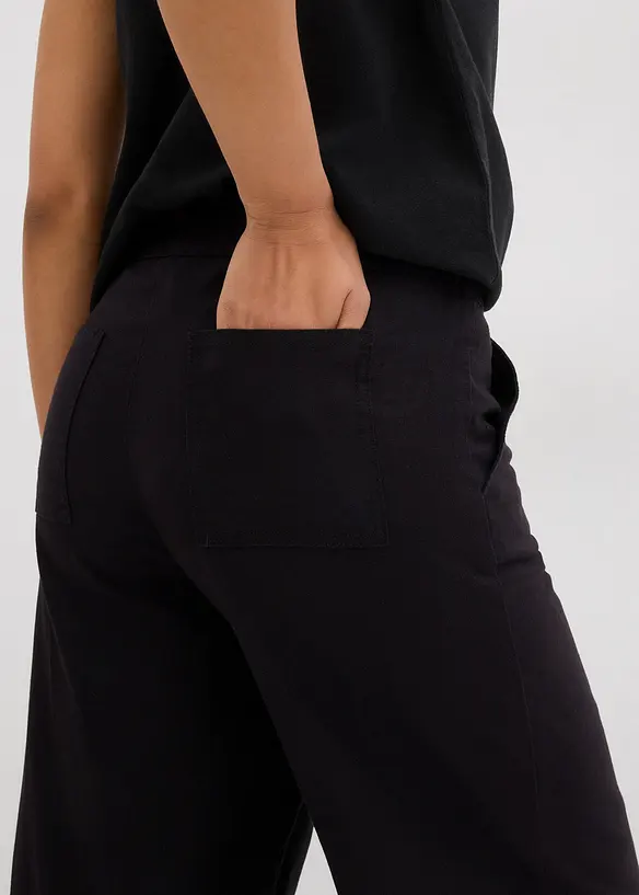 Jupe-culotte en viscose mélangée à taille élastiquée, bonprix