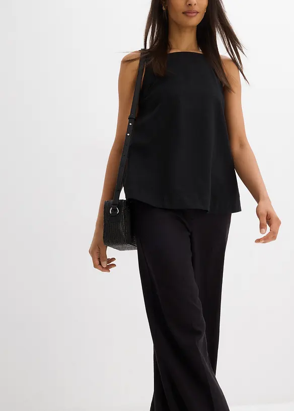 Jupe-culotte en viscose mélangée à taille élastiquée, bonprix