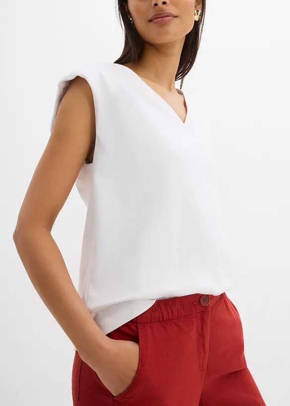 Jupe-culotte en viscose mélangée à taille élastiquée, bonprix