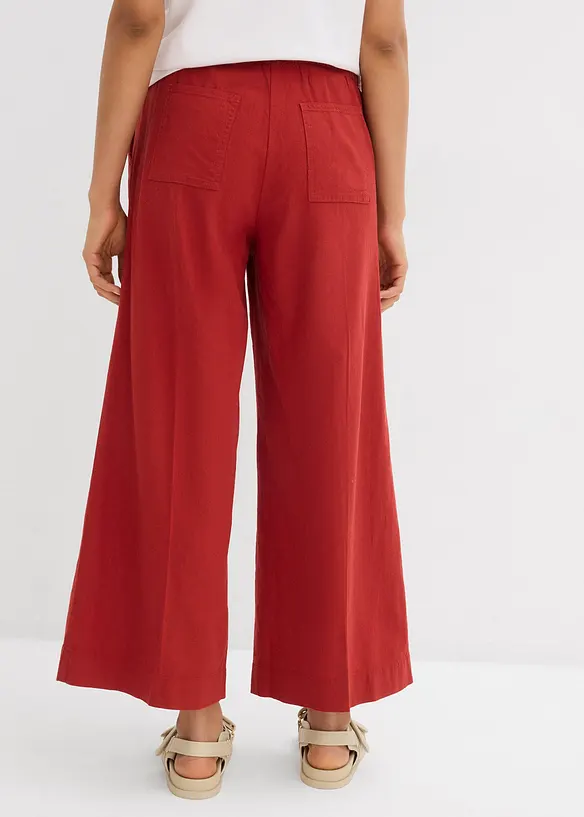 Jupe-culotte en viscose mélangée à taille élastiquée, bonprix