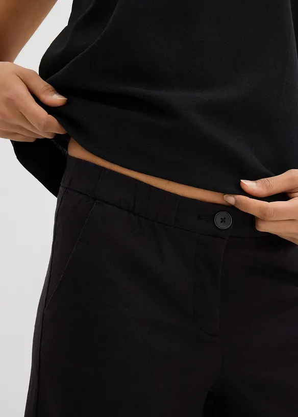 Jupe-culotte en viscose mélangée à taille élastiquée, bonprix