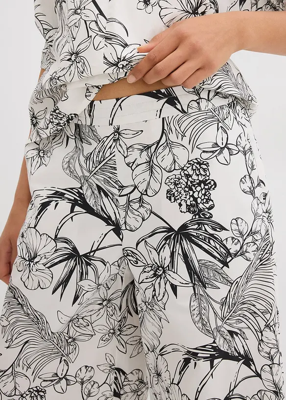 Pantalon fluide et large 100% coton, bonprix