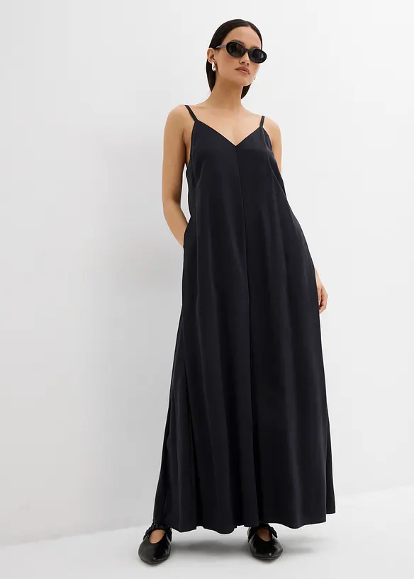 Combinaison en viscose mélangée à bretelles réglables, bonprix