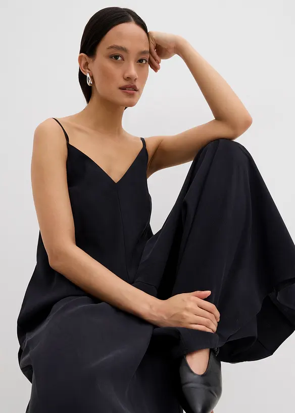 Combinaison en viscose mélangée à bretelles réglables, bonprix