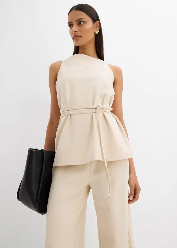 Top en maille piquée, bonprix