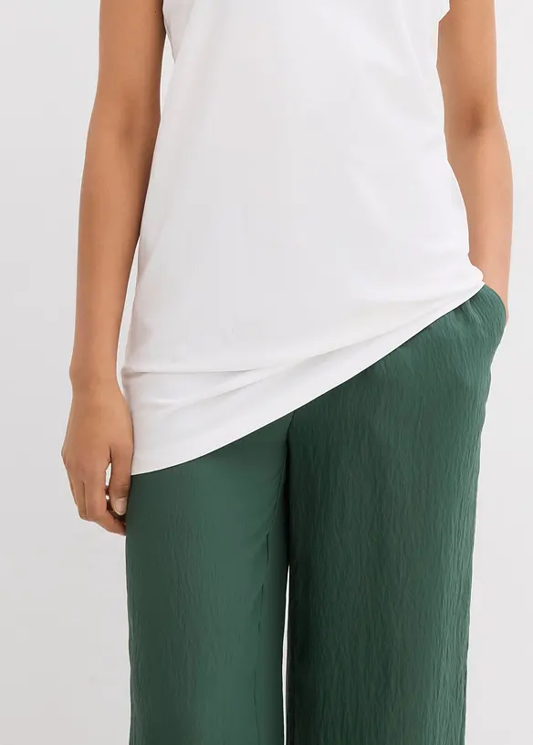 Top long en coton extensible, bonprix