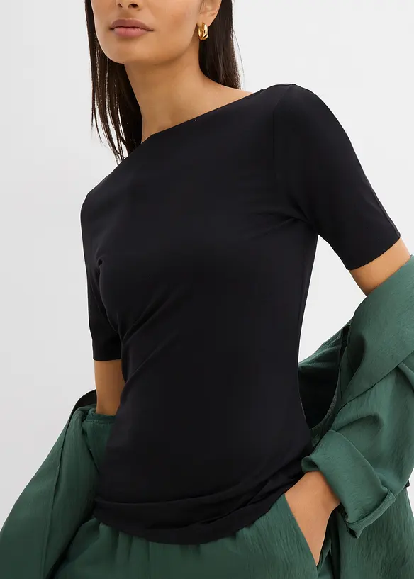 T-shirt en fine viscose, bonprix