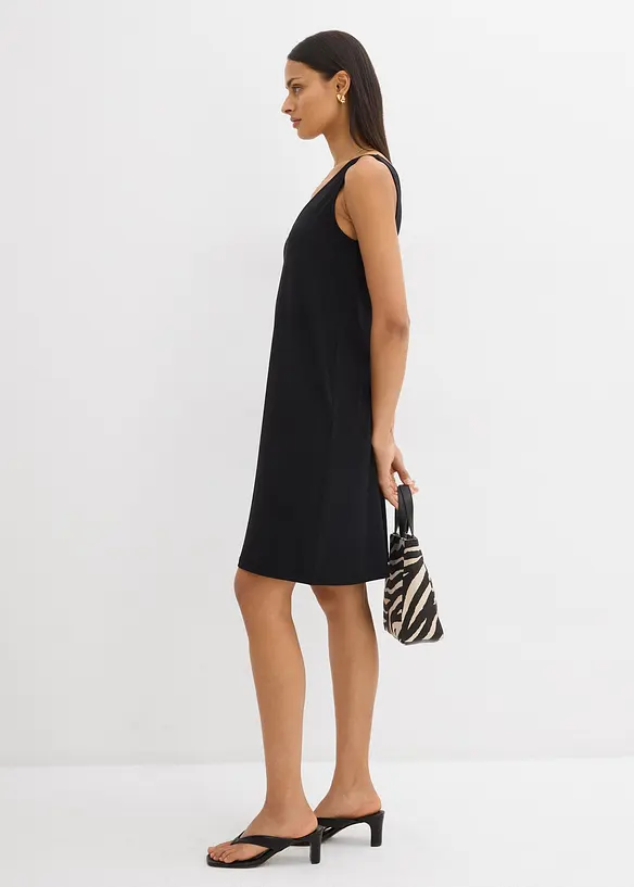 Robe débardeur fluide à col V, bonprix