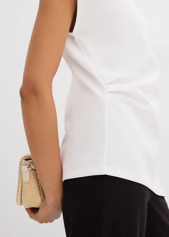 Top à base asymétrique en matière néoprène confortable, bonprix