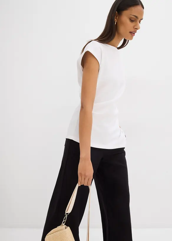 Top à base asymétrique en matière néoprène confortable, bonprix