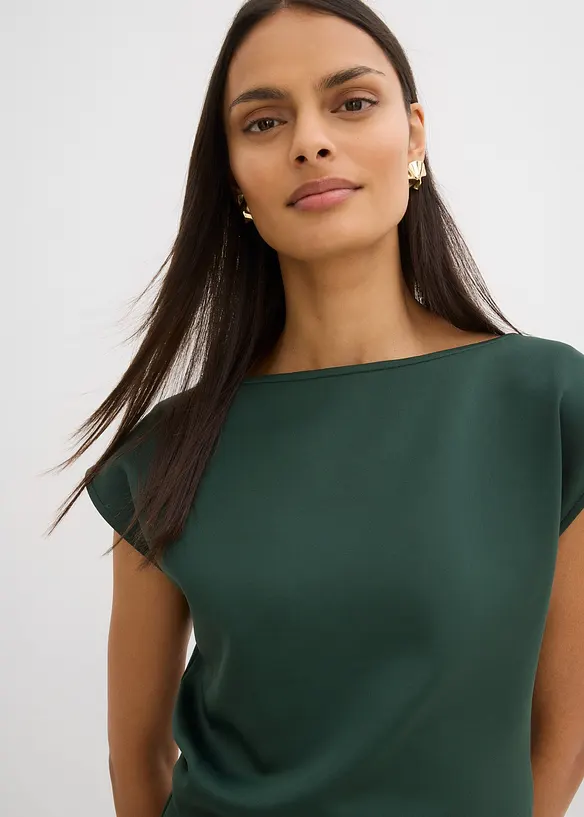 Top à base asymétrique en matière néoprène confortable, bonprix