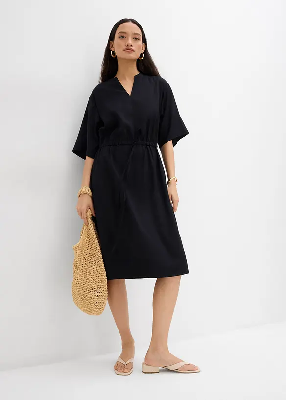 Robe caftan en fine viscose, bonprix