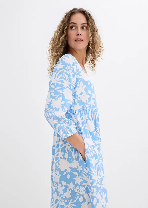 Robe midi en viscose fluide, bonprix