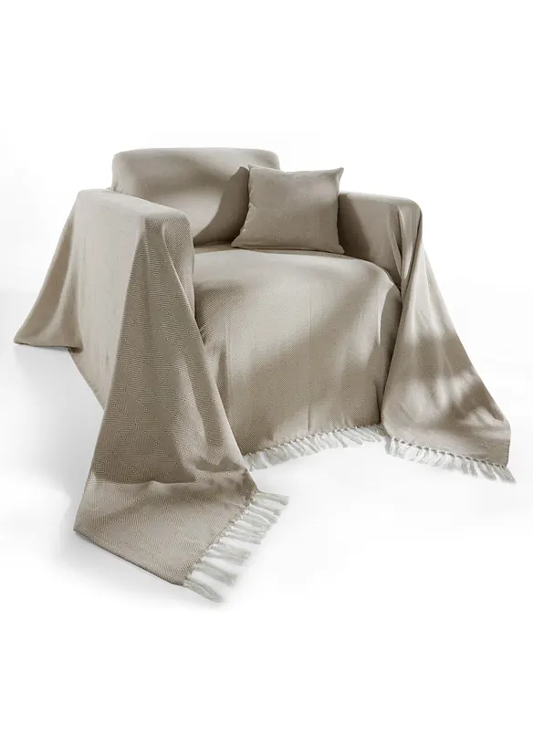 Jet&eacute; &agrave; franges, bonprix