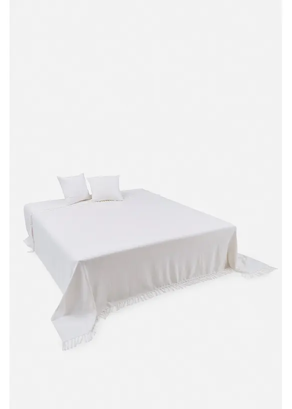 Jeté à franges, bonprix