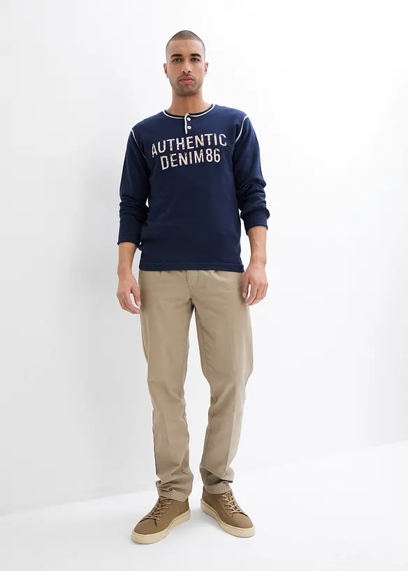 Pull en fine maille 100% coton, bonprix