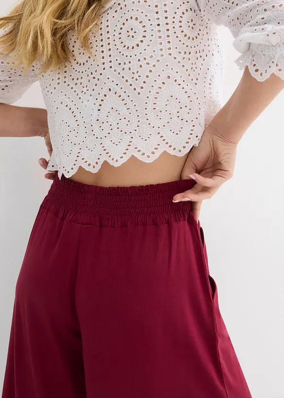 Bermuda en jersey viscose extensible, bonprix