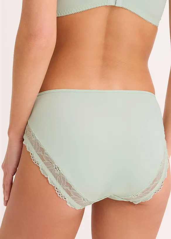 Slip Maxi avec une délicate dentelle, bonprix