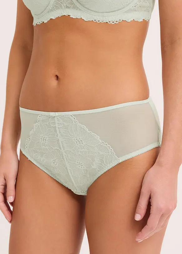 Slip Maxi avec une délicate dentelle, bonprix