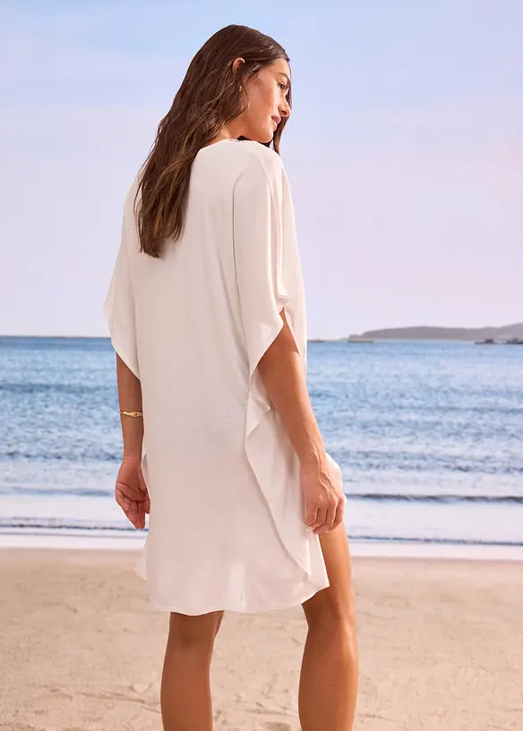 Tunique de plage transparente en viscose, bonprix