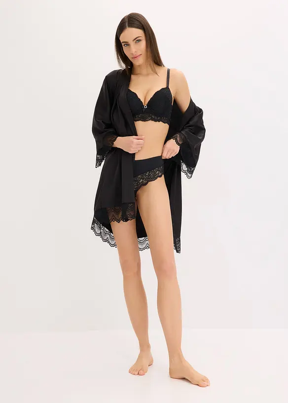 Soutien-gorge à coques et dentelle délicate, bonprix