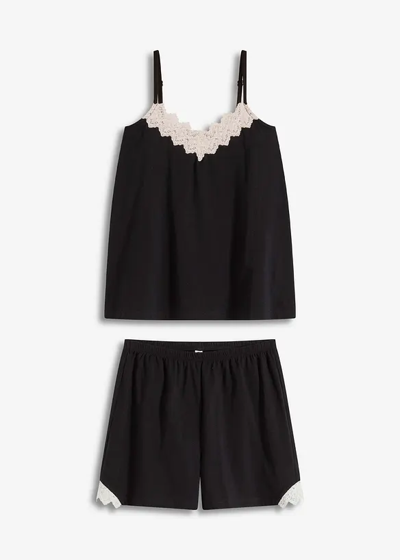 Pyjashort &agrave; bretelles fines, bonprix