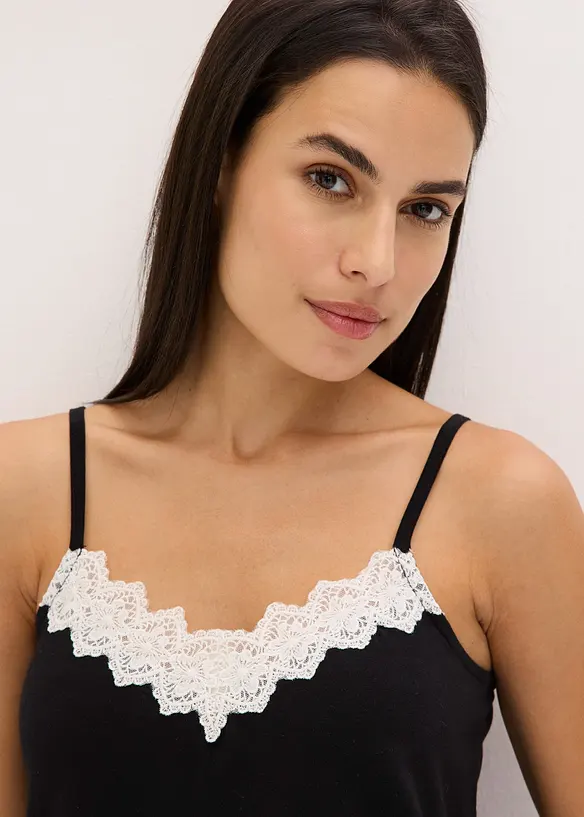 Pyjashort &agrave; bretelles fines, bonprix