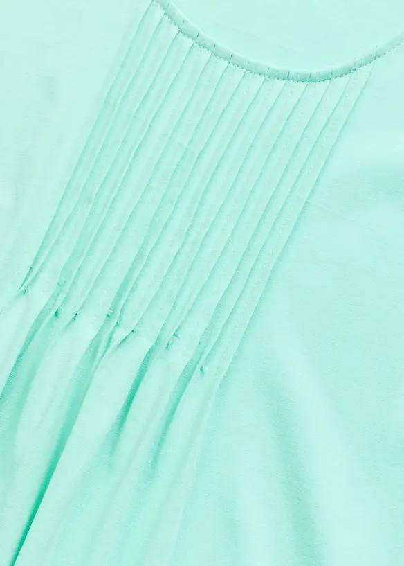 Chemise de nuit avec empiècement plissé, bonprix