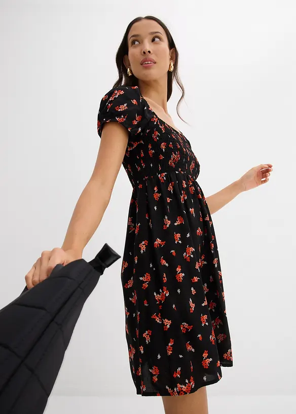 Robe courte en viscose fluide, bonprix