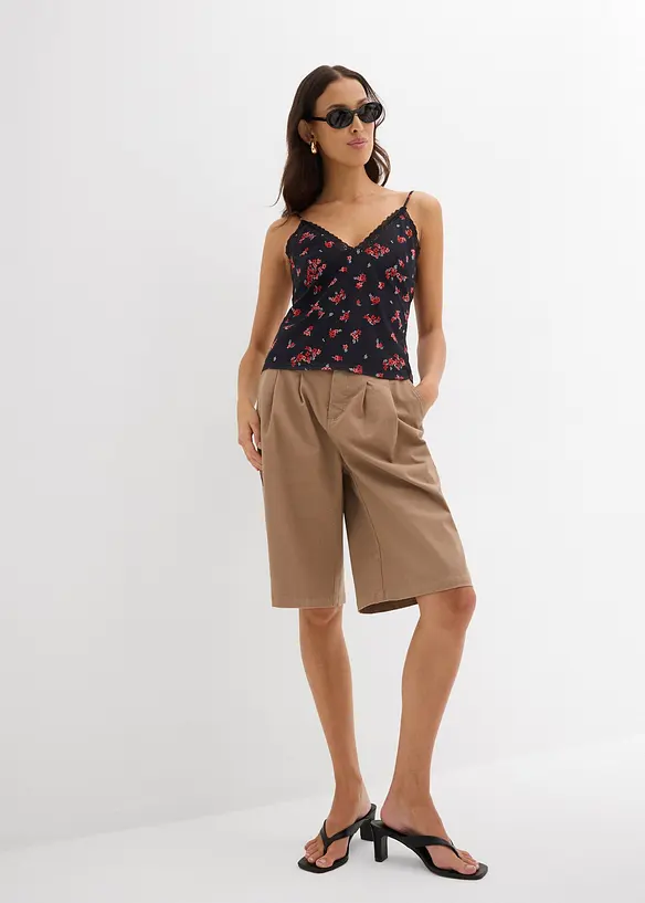 Top en mesh &agrave; fines bretelles, bonprix