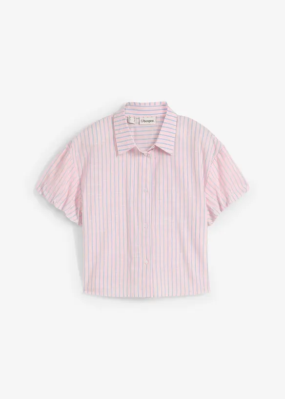 Blouse à manches courtes 100% coton, bonprix