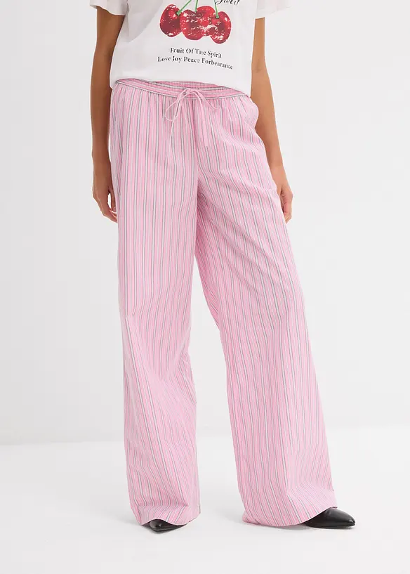 Pantalon  jogger 100% coton, bonprix