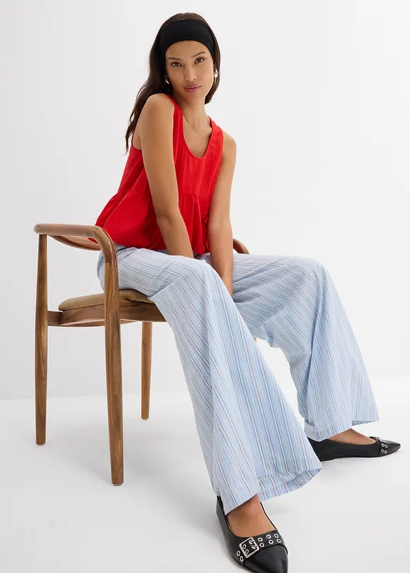 Pantalon  jogger 100% coton, bonprix