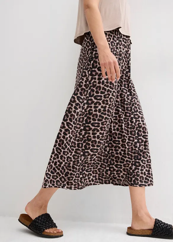 Robe fluide en jersey viscose extensible, bonprix