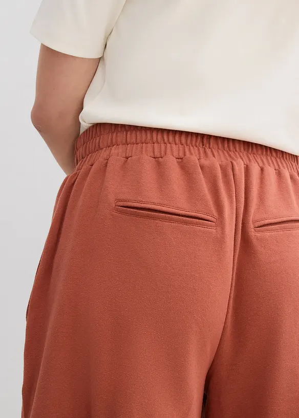 Short en molleton de coton mélangé, bonprix