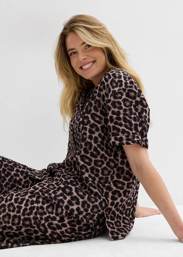 Chemisier oversize en gaze de coton, bonprix