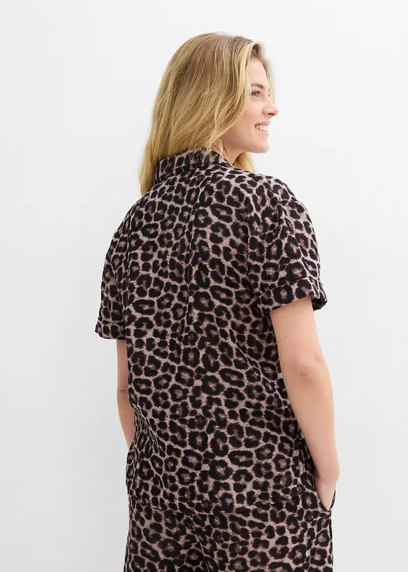 Chemisier oversize en gaze de coton, bonprix