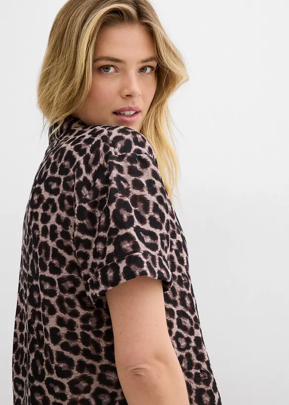 Chemisier oversize en gaze de coton, bonprix